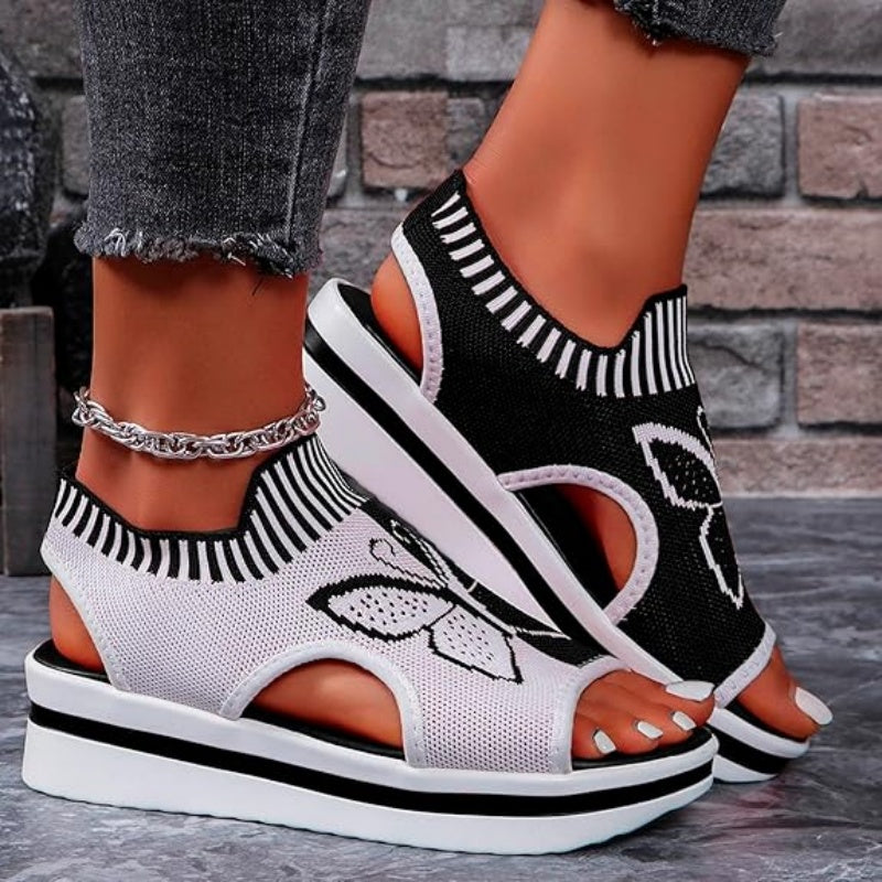 Nelia™ | Comfortabele Mesh Sandalen met Ondersteunend Voetbed
