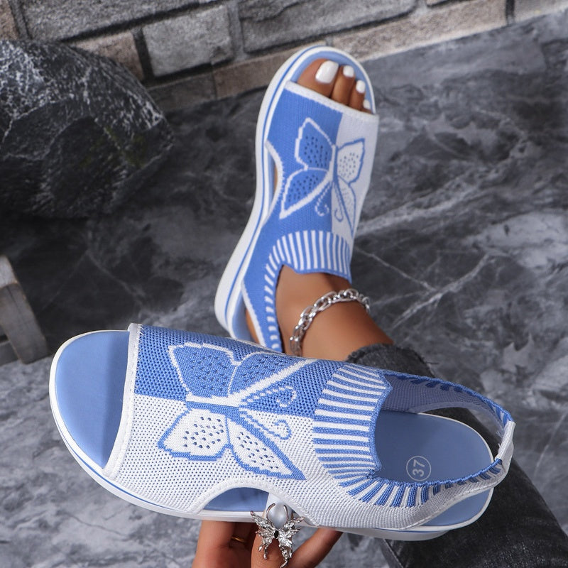 Nelia™ | Comfortabele Mesh Sandalen met Ondersteunend Voetbed