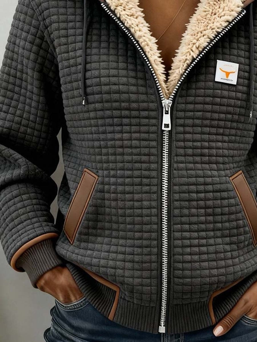Lisa™ | Gewatteerde Vest Met Sherpavoering En Capuchon